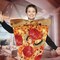 Fun Pizza Slice Unisex Costume Polyester Tunic for Kids Trick or Treat Parties